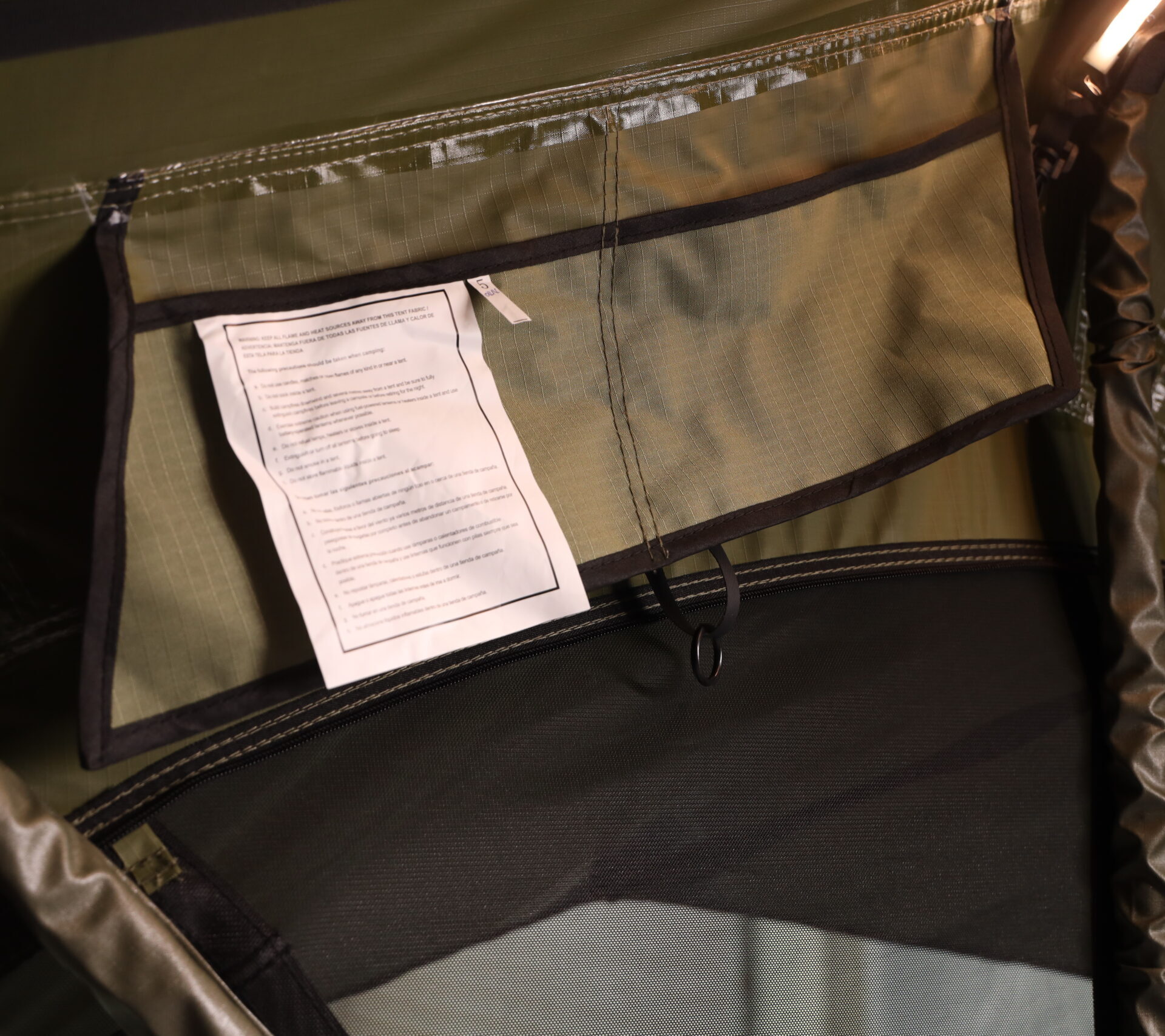 FjällVila UppLöv 140L softtop taktält Khaki-Green